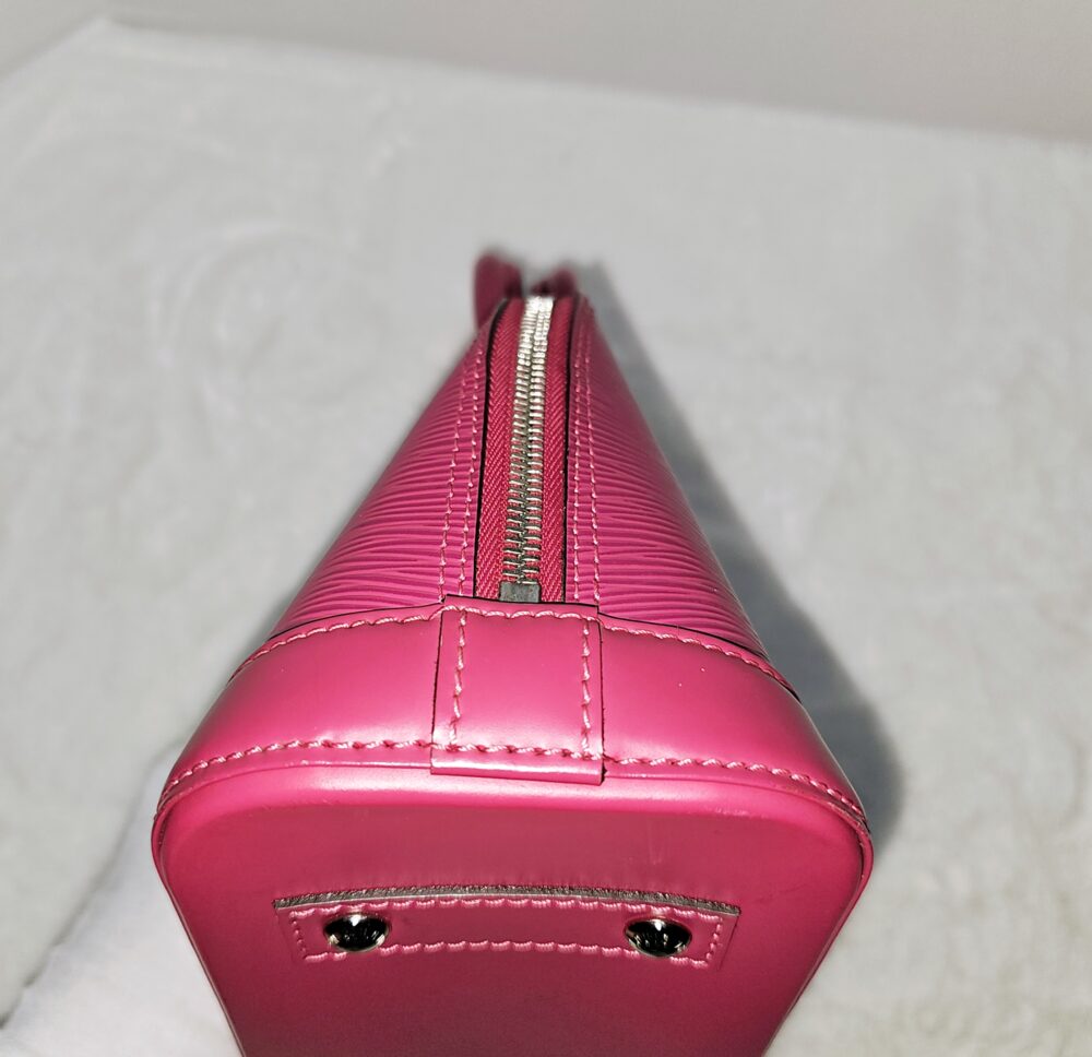 Epi Fuschia Alma Bb Crossbody - Image 5